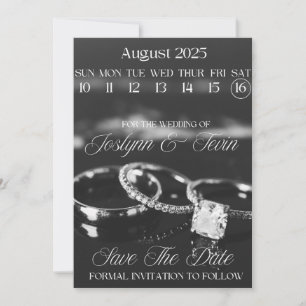 Save The Date Calendrier mariage Enregistrer La Date Aimant Réfr