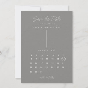 Save The Date Calendrier moderne enregistrer la date
