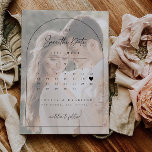 Save The Date Calendrier photo Enregistrer la date Mariage Arch<br><div class="desc">Ce carte photo de faire-part de date minimaliste et moderne est la meilleure façon d'informer vos amis et votre famille de votre mariage à venir. Pour déplacer le coeur à votre date mariage, sélectionnez le bouton "modifier à l'aide de l'outil de conception" ou envoyez-moi un message pour obtenir de l'aide....</div>