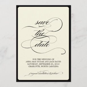 Save The Date {calligraphie} faites gagner la date