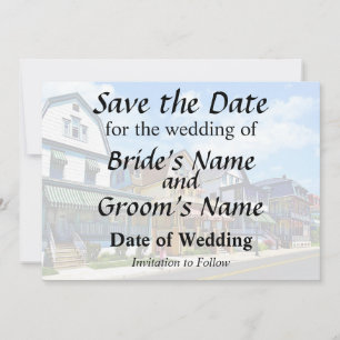 Save The Date Cape May NJ - Sœurs descendant Perry Street
