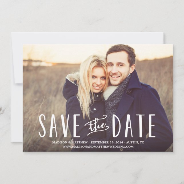 Save The Date Caprice | Annonce de Mise à Jour de Date (Devant)