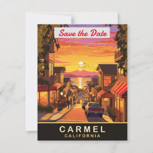 Save The Date Carmel by the sea, Californie, 