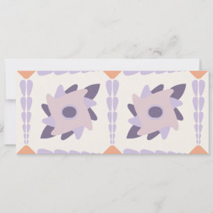 Save The Date Carreau décoratif coloré pastel violet