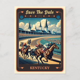 Save the date   Carte postale Invitation Kentucky