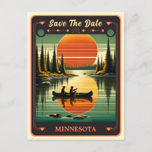 Save the date   Carte postale Invitation Minnesota