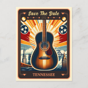 Save the date   Carte postale Invitation Tennessee
