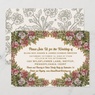 Save The Date Carton d'invitation de mariage au Pennsylvania Mou