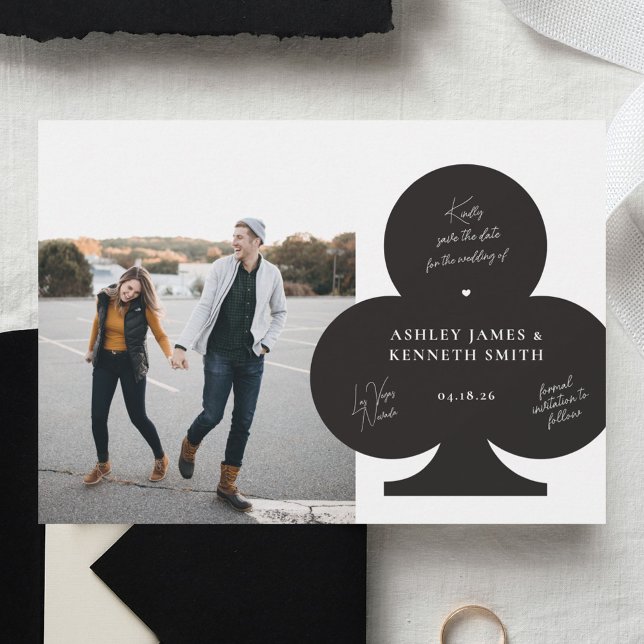 Save The Date Casino Wedding Enregistrer la date (Créateur téléchargé)