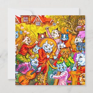 Save The Date Cat Musical Band