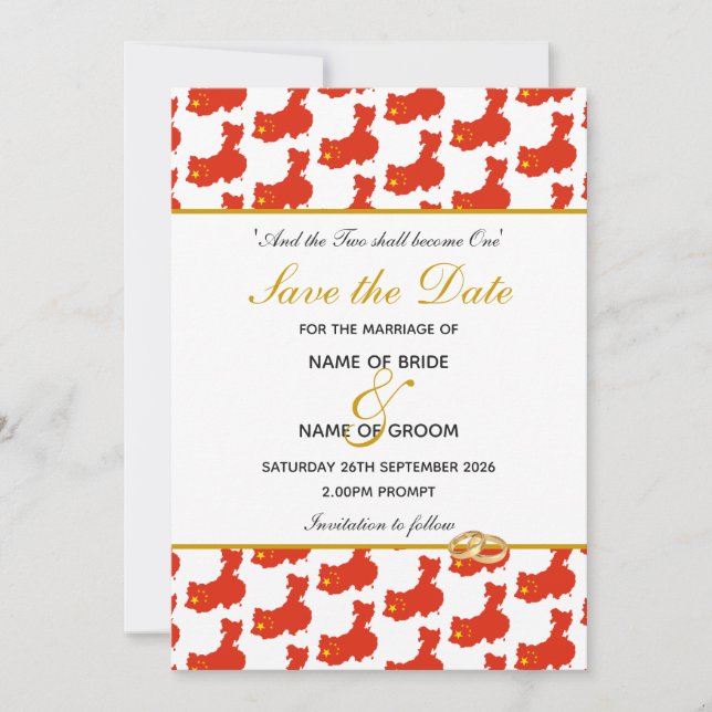 Save The Date Célébration de mariage événement spécial chrétien  (Devant)