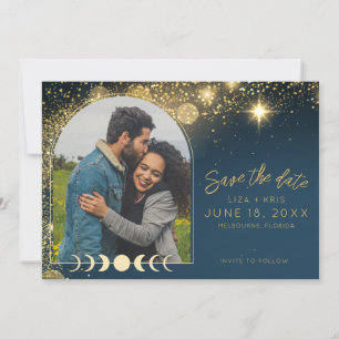 Save The Date Céleste écrit dans les étoiles Mariage photo