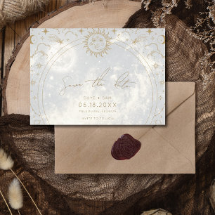 Save The Date Céleste écrit dans les étoiles Mariage photo