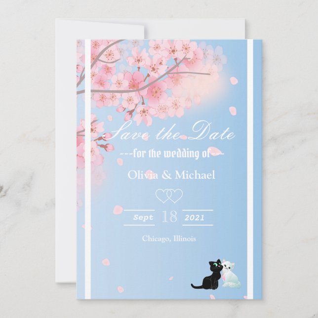 Save The Date Cerisier (Devant)