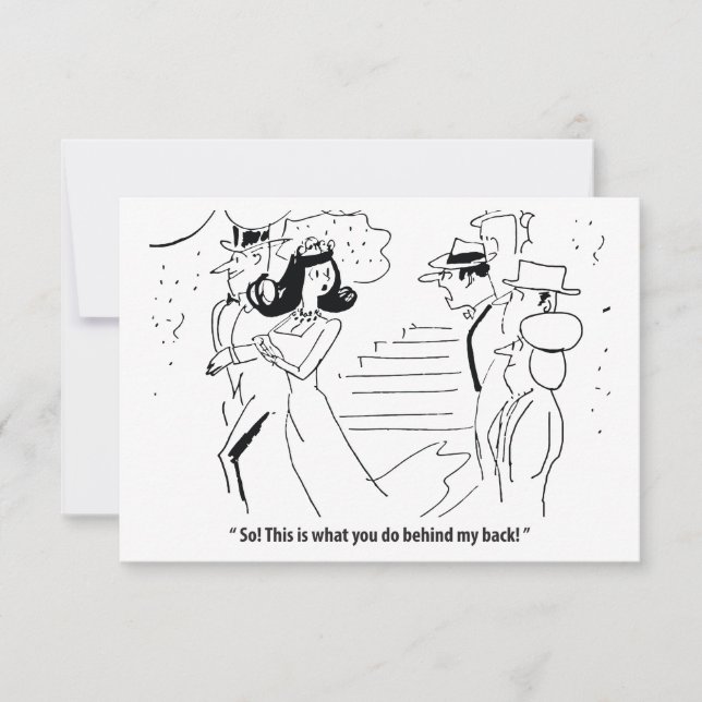 Save The Date C'est ce que vous faites dans mon dos, drôle (Devant)