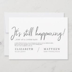 Save The Date C'est toujours en train de se passer ! Mariage élé