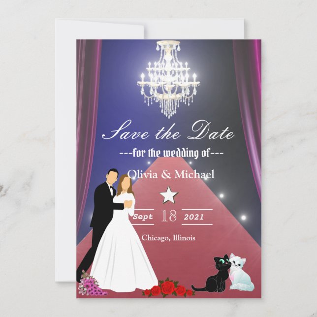 Save The Date Chandelier (Devant)