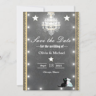 Save The Date Chandelier