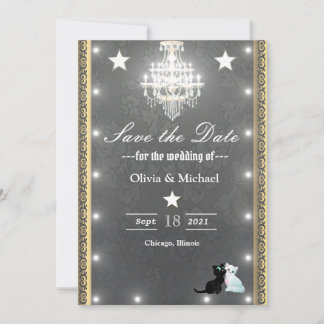 Save The Date Chandelier