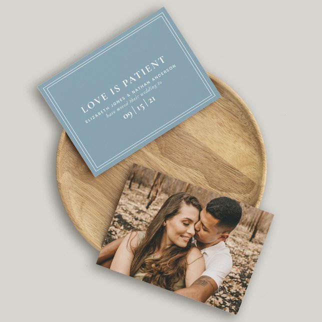 Save The Date Changement moderne minimal de date Report Mariage (Créateur téléchargé)