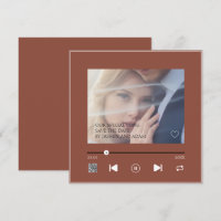 Chanson de mariage en terre cuite chaude QR Enregi