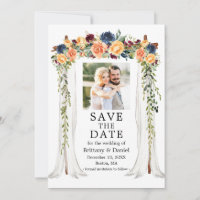 Chapiteau de mariage floral mixte aquarelle Photo