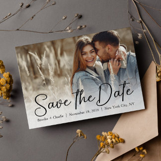 Save The Date Charme et photo moderne