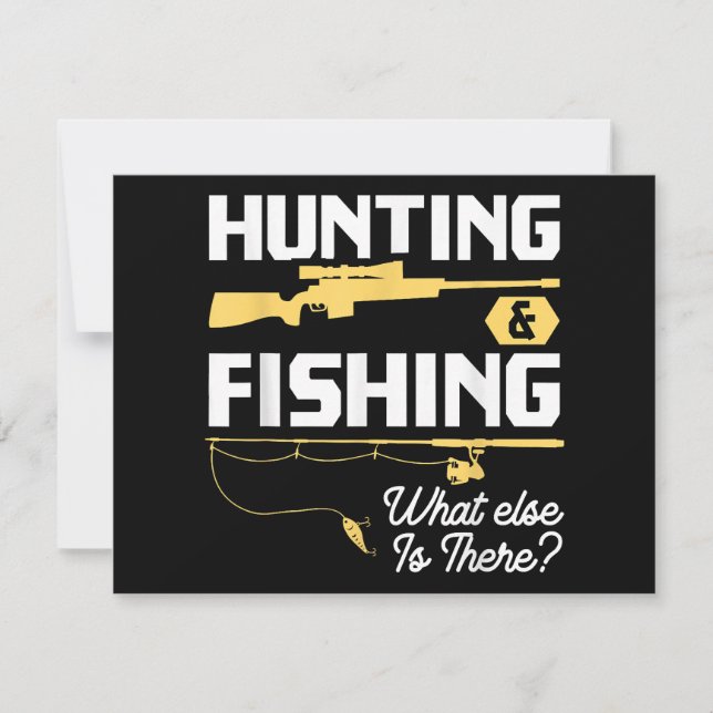Save The Date Chasse et pêche Ce qu'il y a d'autre - Funny Fishe (Devant)