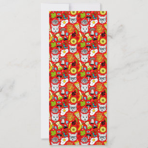 Save The Date Chat et oeuf sur le rouge