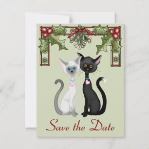 Save The Date Chats de vacances mignons pour sauver la date avis