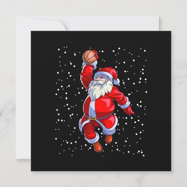 Save The Date Chemise de Noël de basket Hommes garçons Basketbal (Devant)