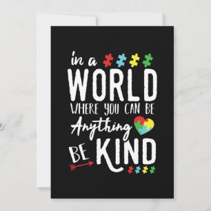 Save The Date Chemises de sensibilisation sur l'autisme - Soyez 