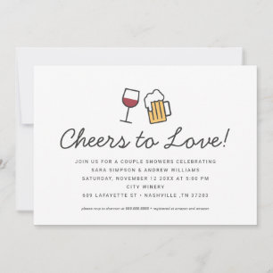Save The Date Cheval à l'amour Couples Wedding shower Sauvez la