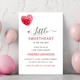 Save The Date Chic Little Sweetheart Baby Shower de la Saint-Val