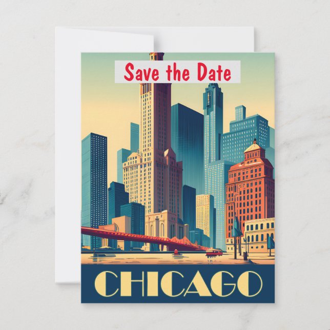 Save The Date Chicago  (Devant)