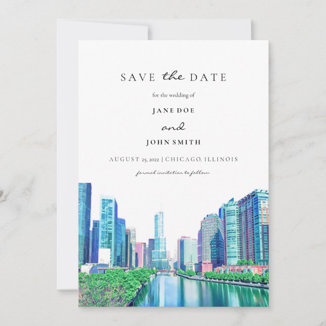 Save The Date Chicago (Devant)