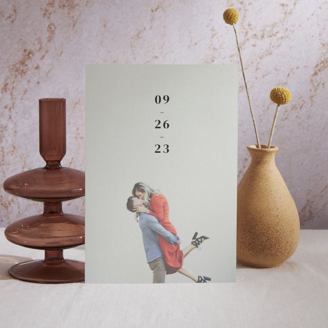 Save The Date Chiffres minimaux Mariage Enregistrer la date (Créateur téléchargé)