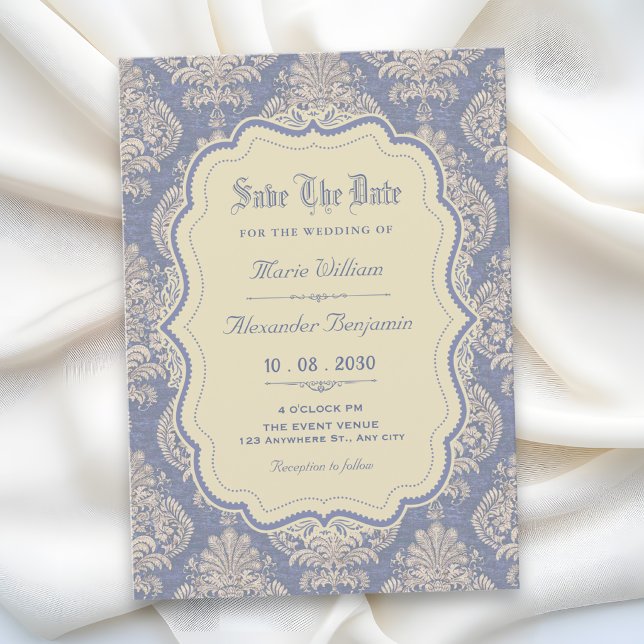Save The Date chinoiserie royale vintage  (Créateur téléchargé)