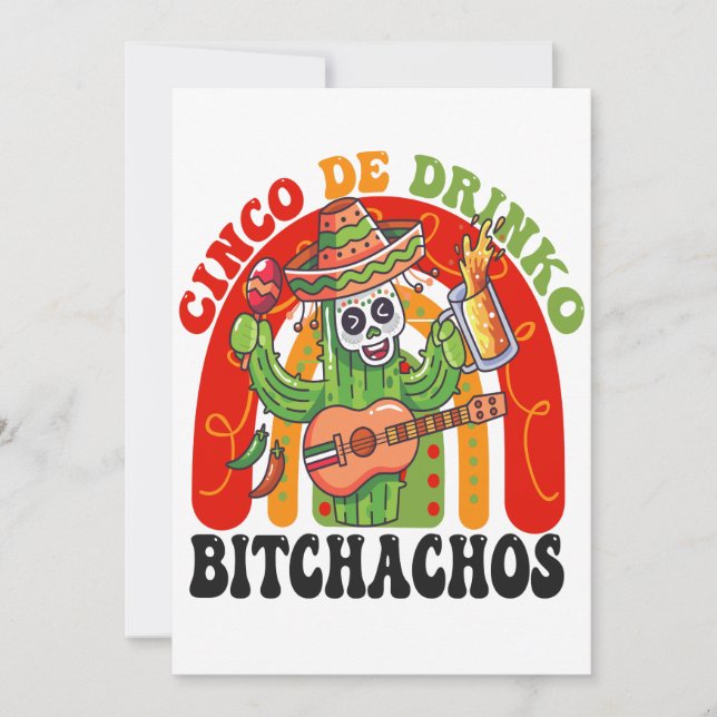 Save The Date Cindo De Drinko Bitchachos Drôle Cindo De Mayo Rai (Devant)