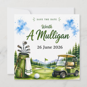 Save The Date Citations drôles de golf pour golfeur sur le parco