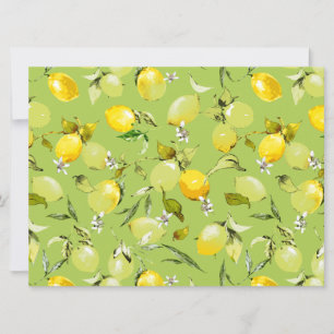 Save The Date citrons aquarelle 22