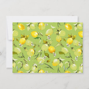Save The Date citrons aquarelle 22