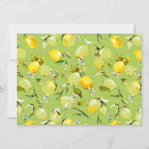 Save The Date citrons aquarelle 22