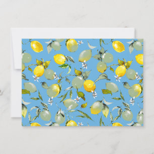 Save The Date citrons aquarelle 27