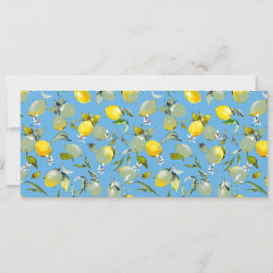 Save The Date citrons aquarelle 27