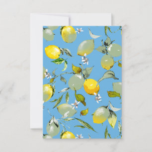 Save The Date citrons aquarelle 27