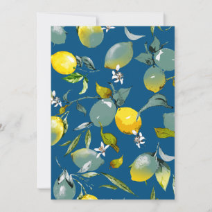 Save The Date citrons aquarelle 28