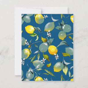 Save The Date citrons aquarelle 29