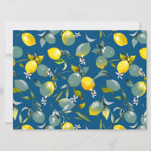 Save The Date citrons aquarelle 29