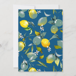 Save The Date citrons aquarelle 29